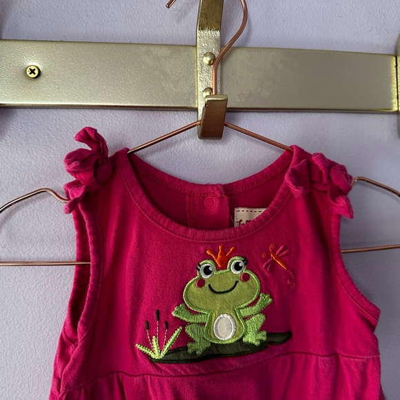 Toffee Apple Pink Ruffle Princess Frog Bodysuit Size 12M - Picture 11 of 11